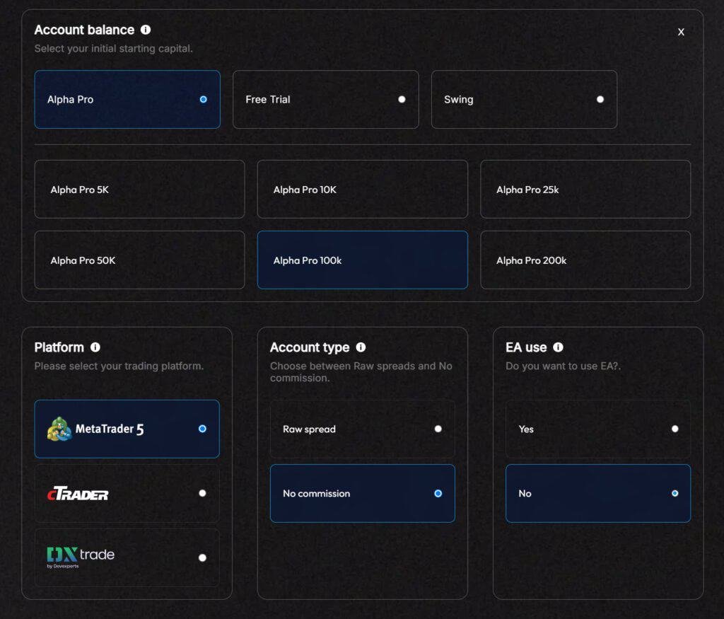 Alpha Capital Group Checkout Page